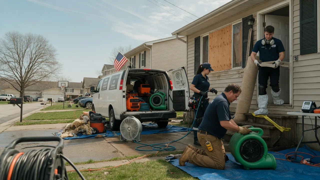 Water Damage Restoration in Stroh, IN near me